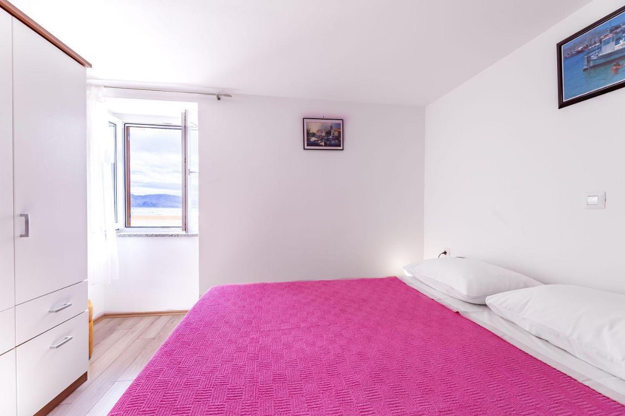Erste Reihe Zum Meer Baška Exterior foto